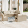 Voir la diapositive 1 : VIDAXL Salon de jardin avec coussins 8 pcs beige resine tressee