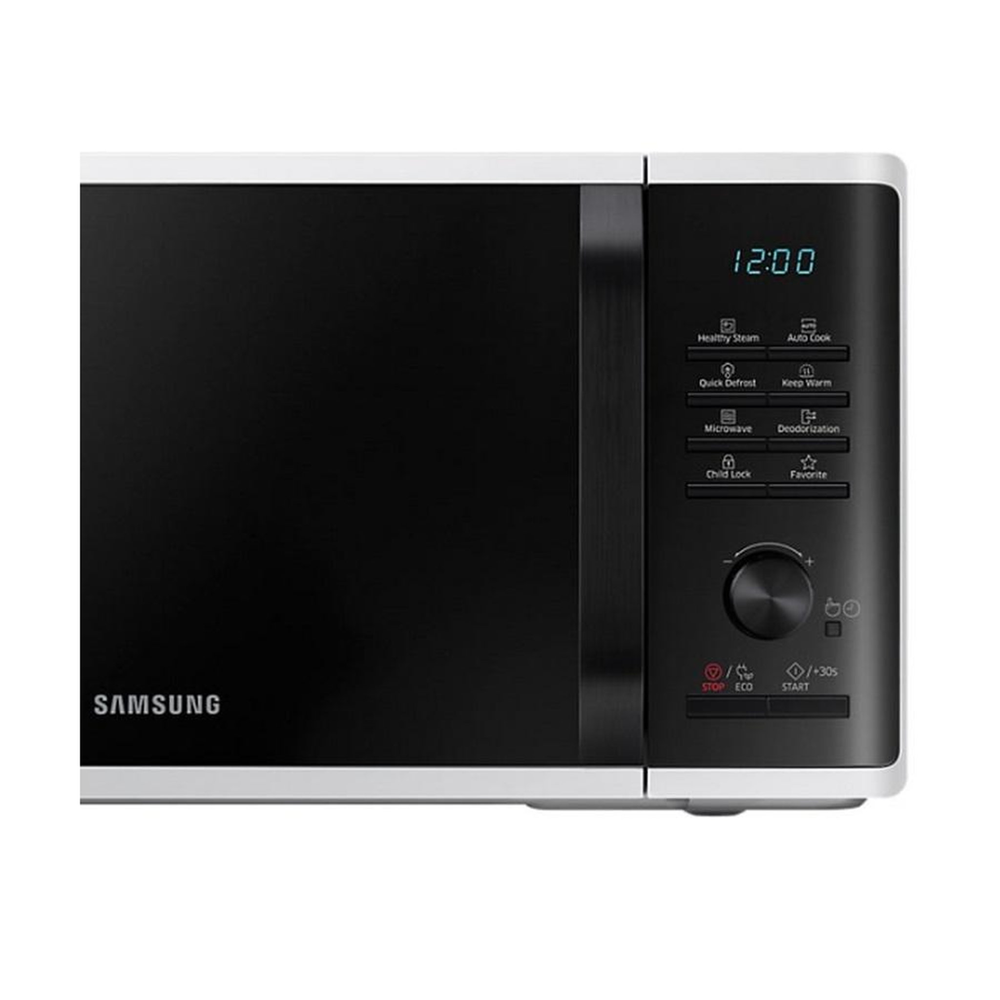 Voir la diapositive 3 : Samsung Micro-ondes solo 23l 800w blanc - ms23k3555ewef