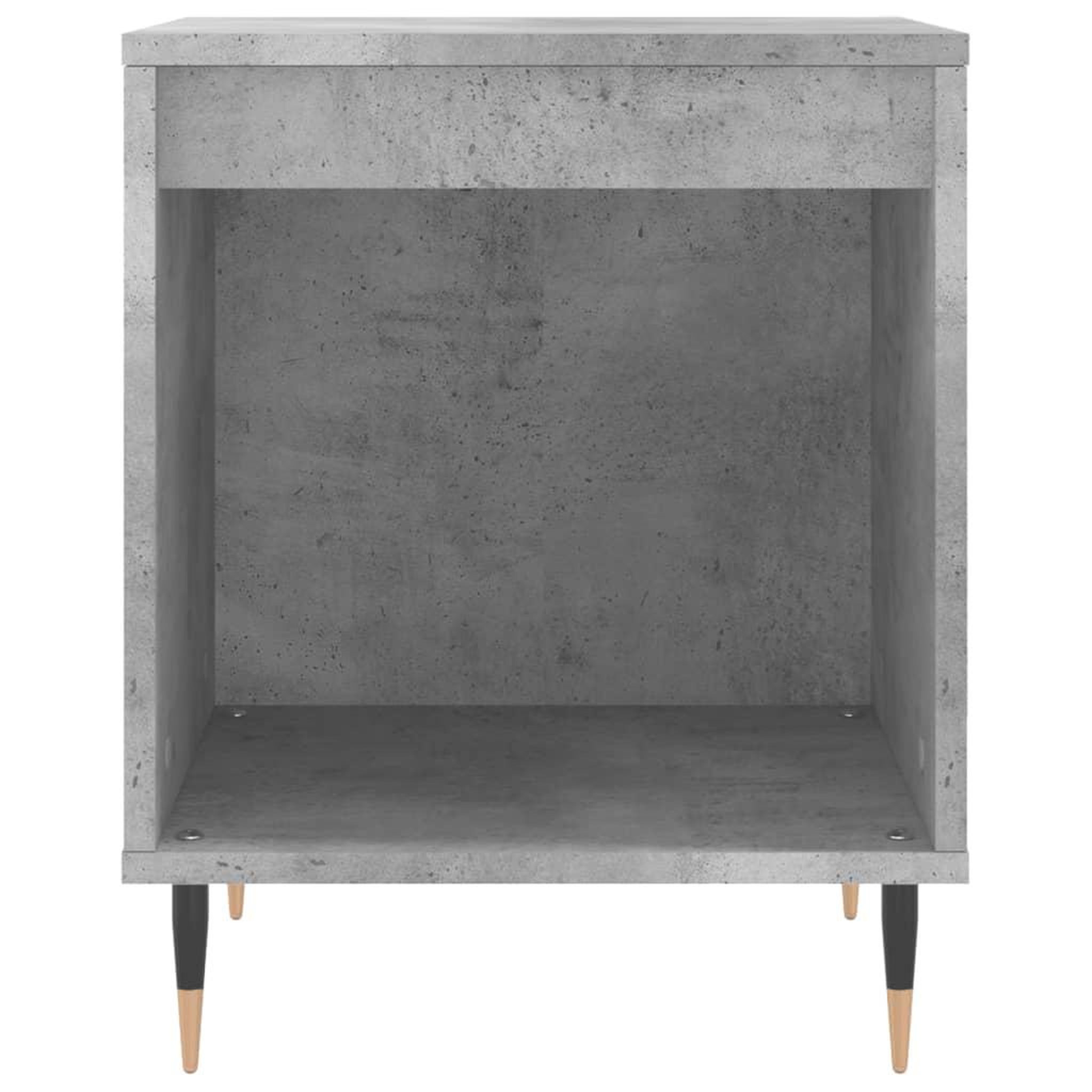Voir la diapositive 5 : VIDAXL Tables de chevet 2 pcs gris beton 40x35x50 cm bois d'ingenierie