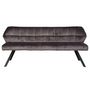 Voir la diapositive 1 : LISA DESIGN Neela - banc de table - en velours - 3 personnes