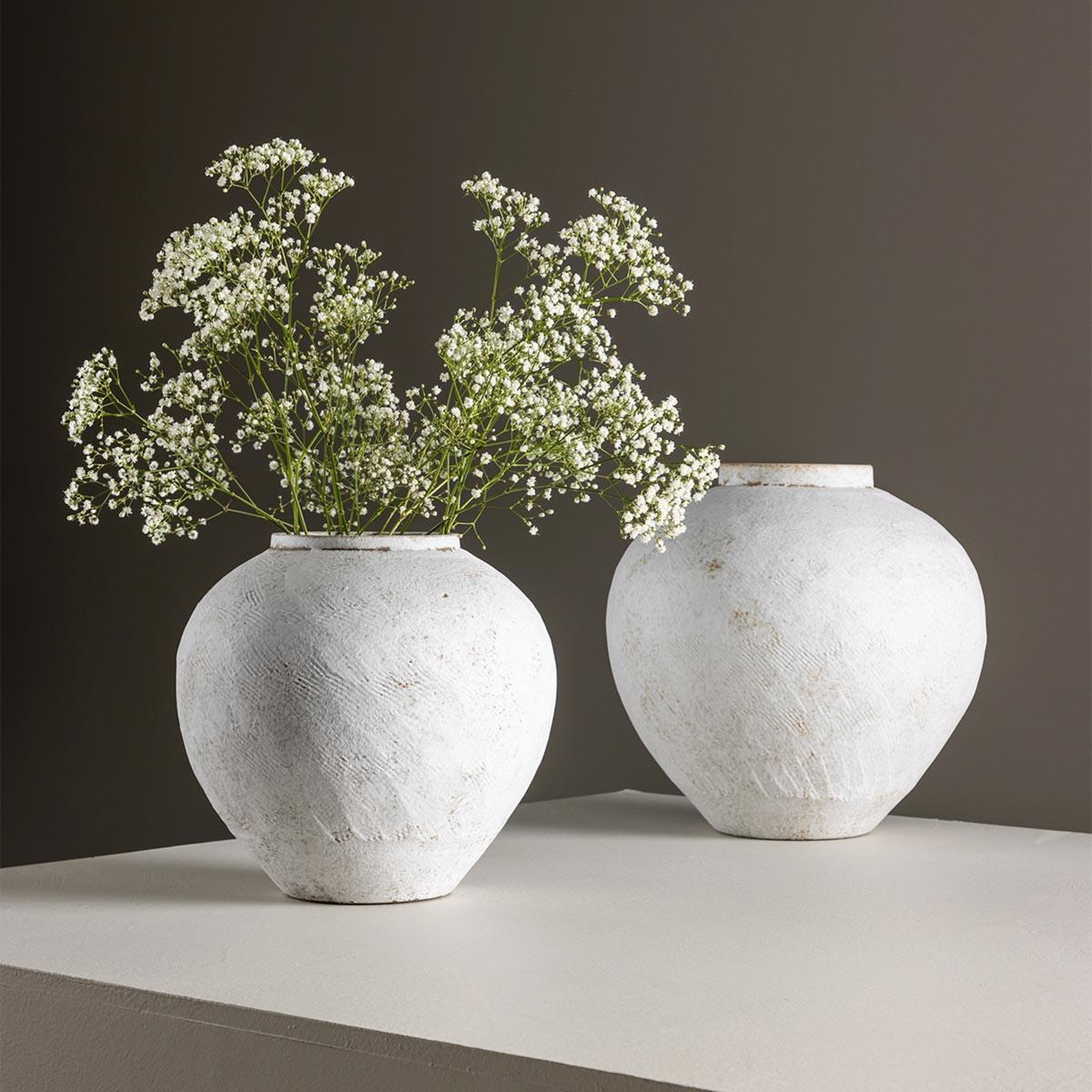 Voir la diapositive 2 : Paris Prix Vase déco  globe  25cm beige