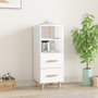 Voir la diapositive 1 : VIDAXL Buffet Blanc brillant 34,5x34x90 cm Bois d'ingenierie
