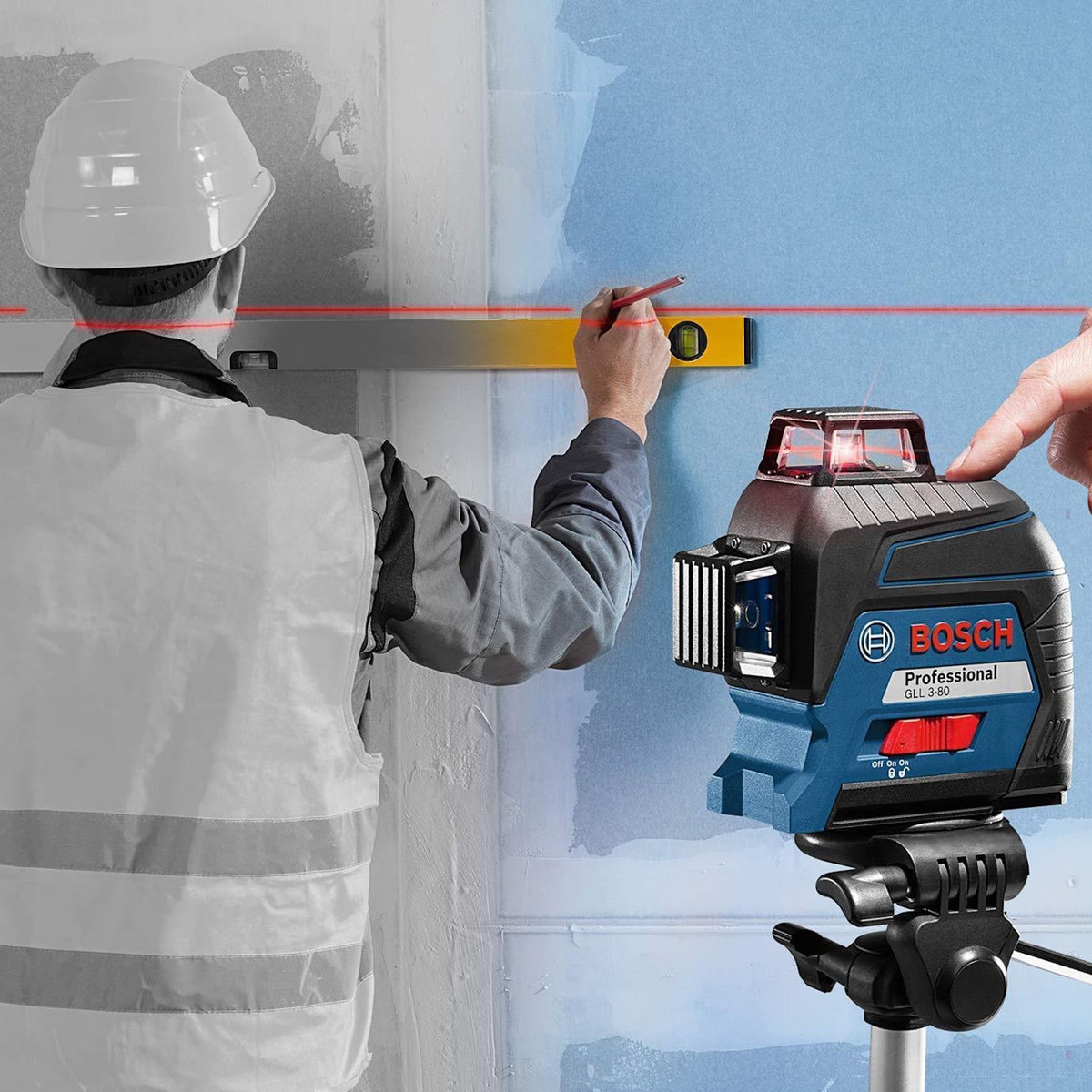 BOSCH Niveau laser professionnel 360° - 0 601 063 s00