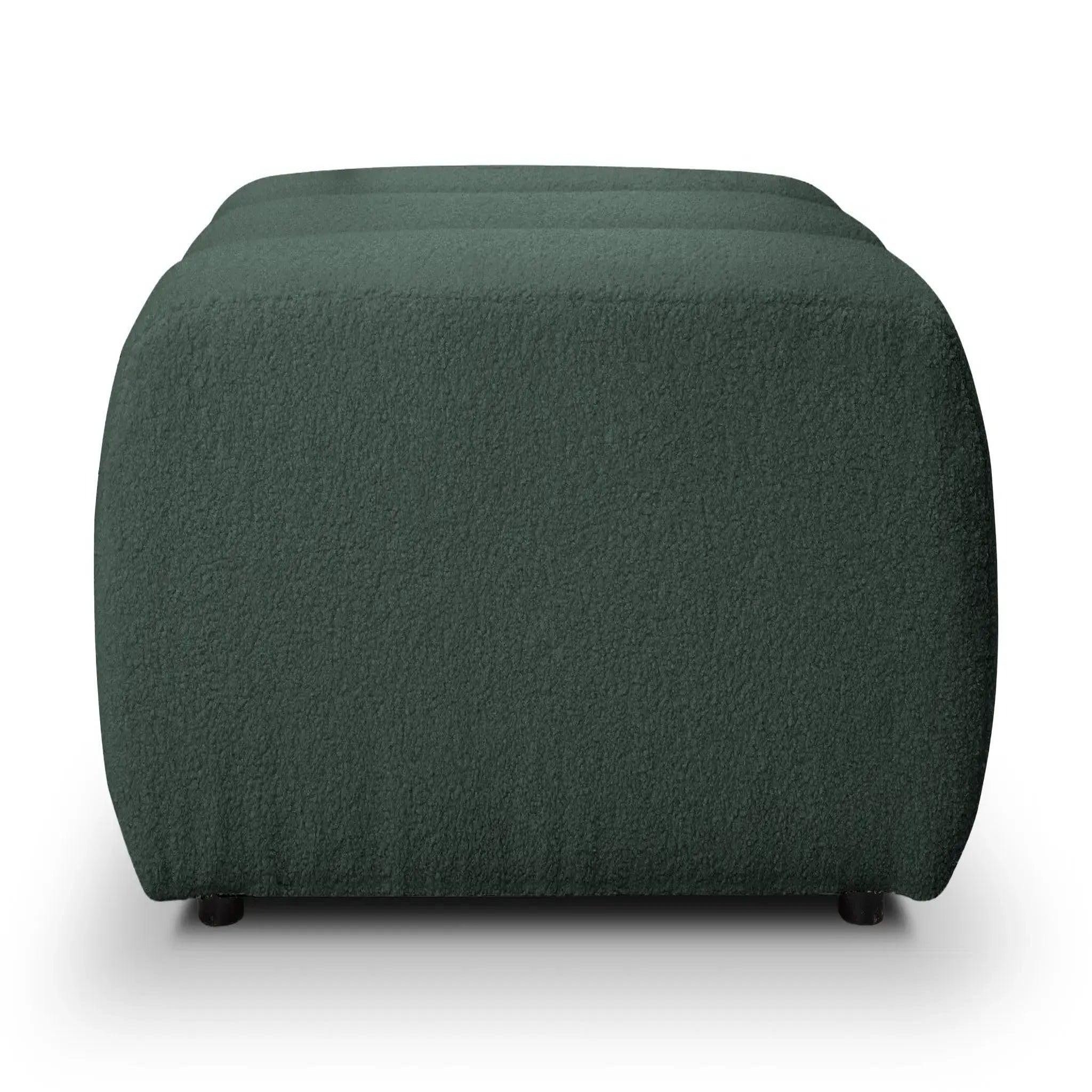 Voir la diapositive 4 : CASANOVA PARIS Celeste - pouf tissu bouclette