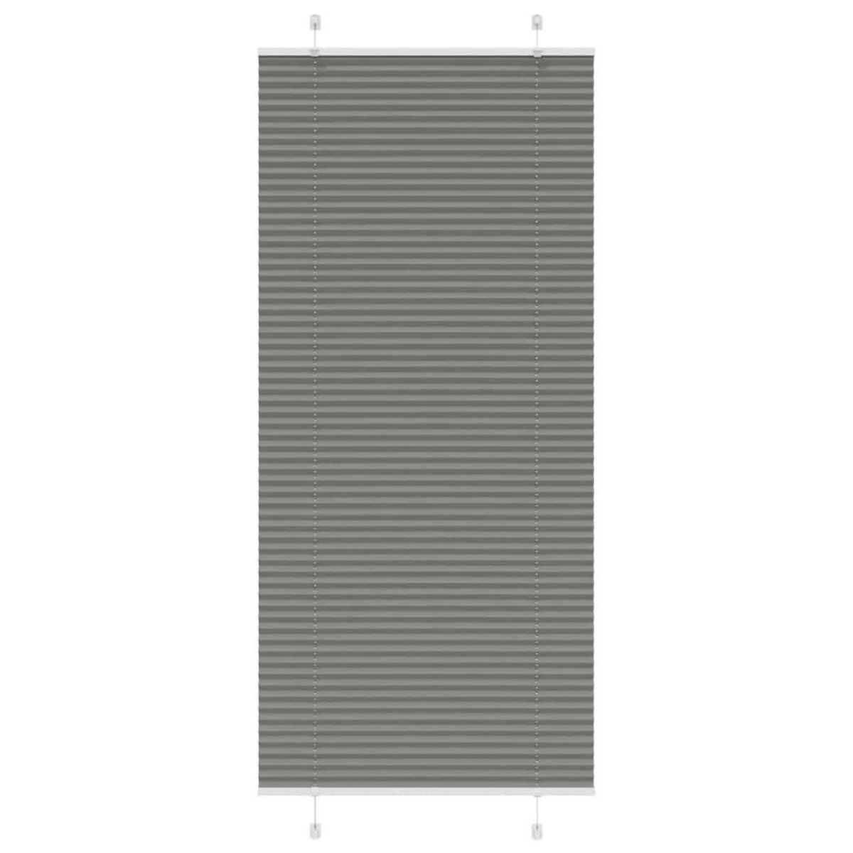 VIDAXL Store plisse anthracite 100x200 cm largeur du tissu 99,4 cm