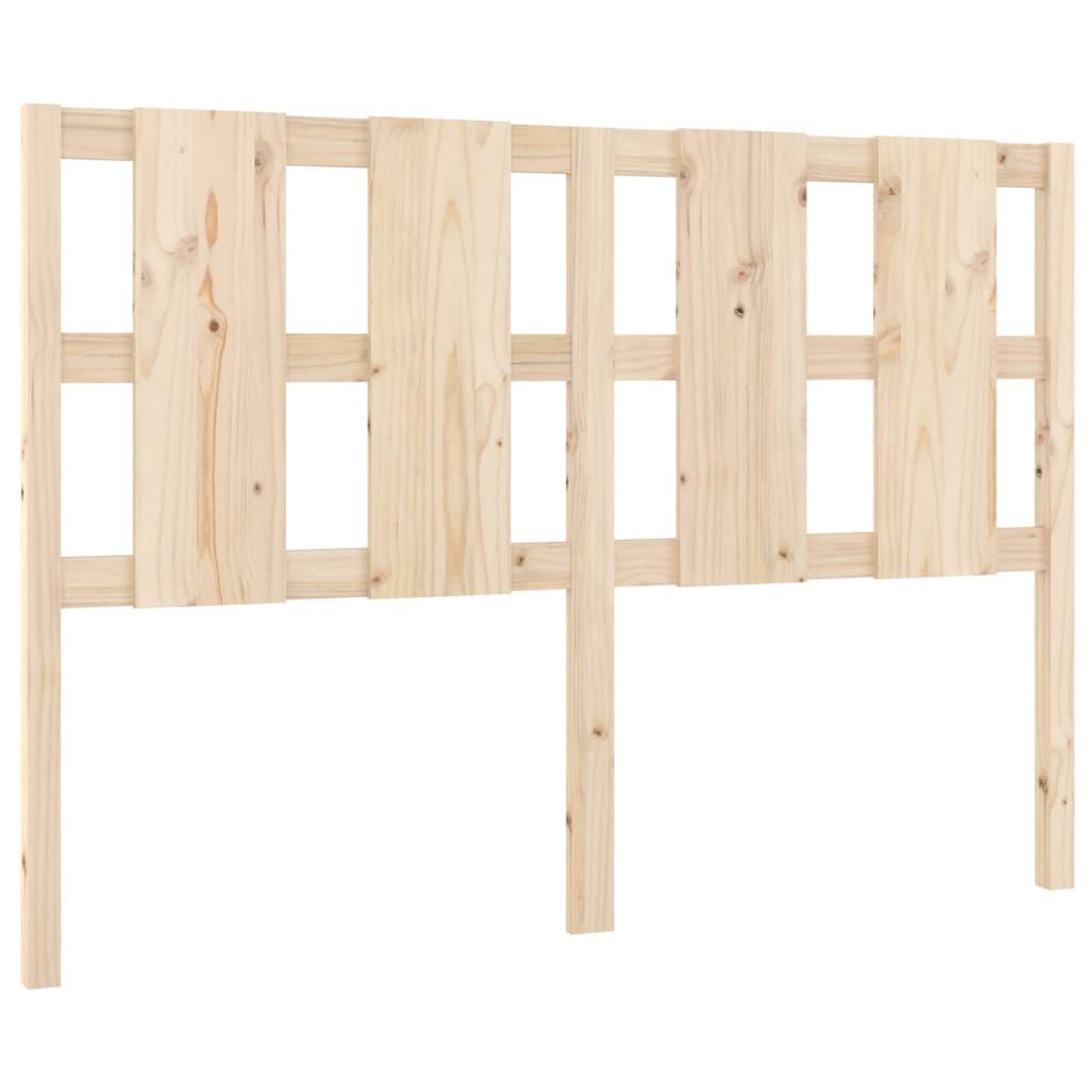 Voir la diapositive 2 : VIDAXL Tete de lit 140,5x4x100 cm Bois massif de pin