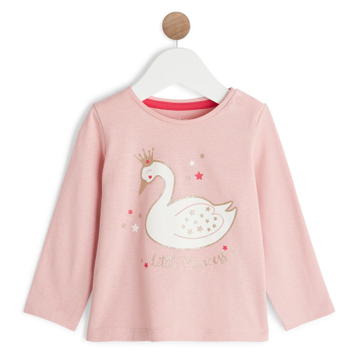 INEXTENSO T-shirt manches longues cygne bébé fille