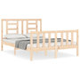 Voir la diapositive 1 : VIDAXL Cadre de lit sans matelas 140x190 cm bois de pin massif