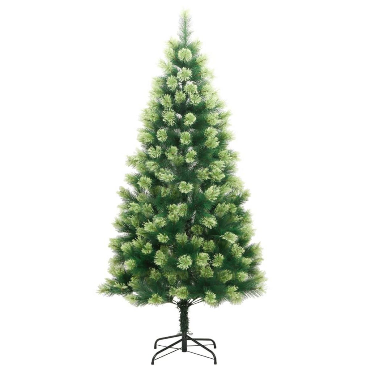 VIDAXL Sapin de Noël artificiel a charnieres avec support 150 cm