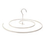 Voir la diapositive 1 : Paris Prix Cintre Spirale  Drap & Couverture  220cm Argent
