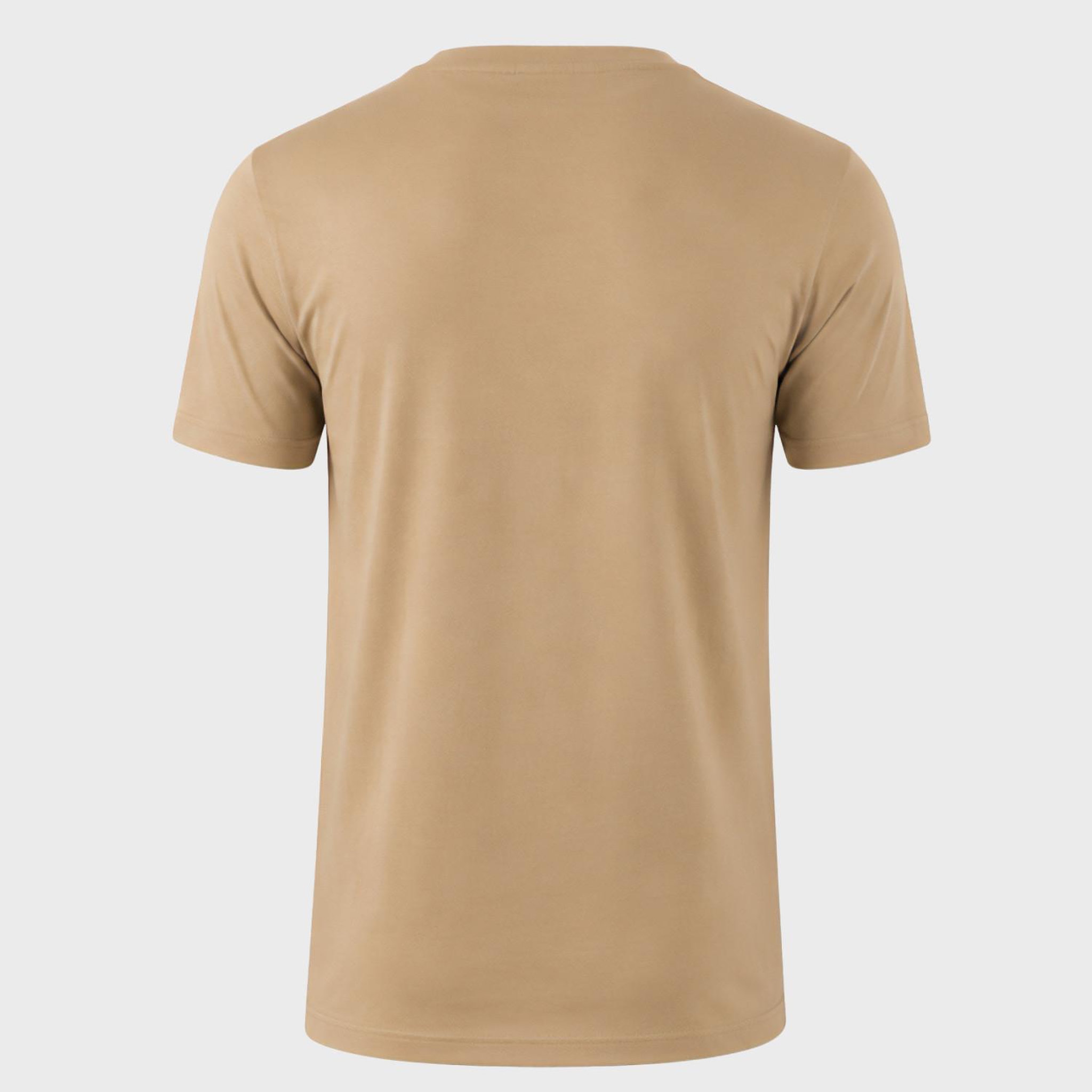 Voir la diapositive 3 : UMBRO T-shirt homme uni col rond regular en coton avec logo brodé 618290