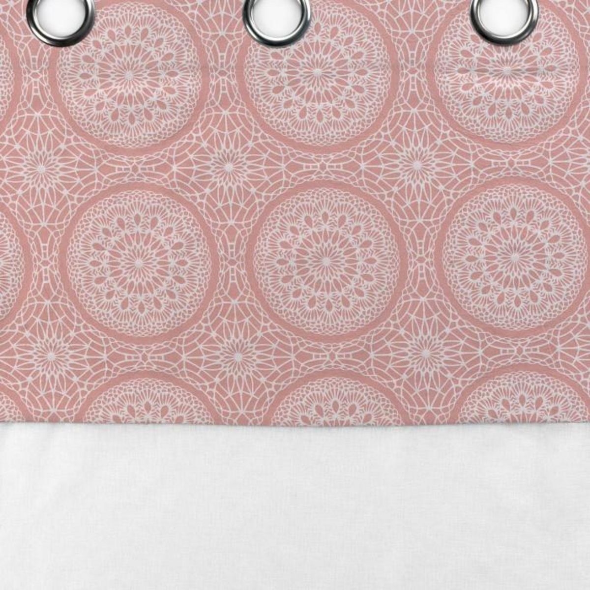 Paris Prix Rideau Voilage à Œillets  Sibel  140x240cm Rose