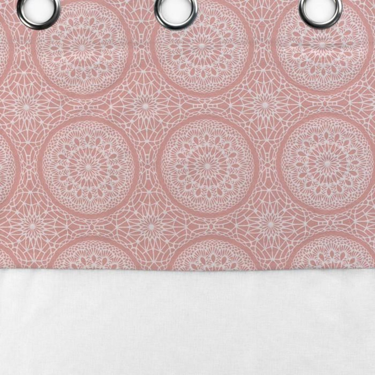 Paris Prix Rideau Voilage à Œillets  Sibel  140x240cm Rose