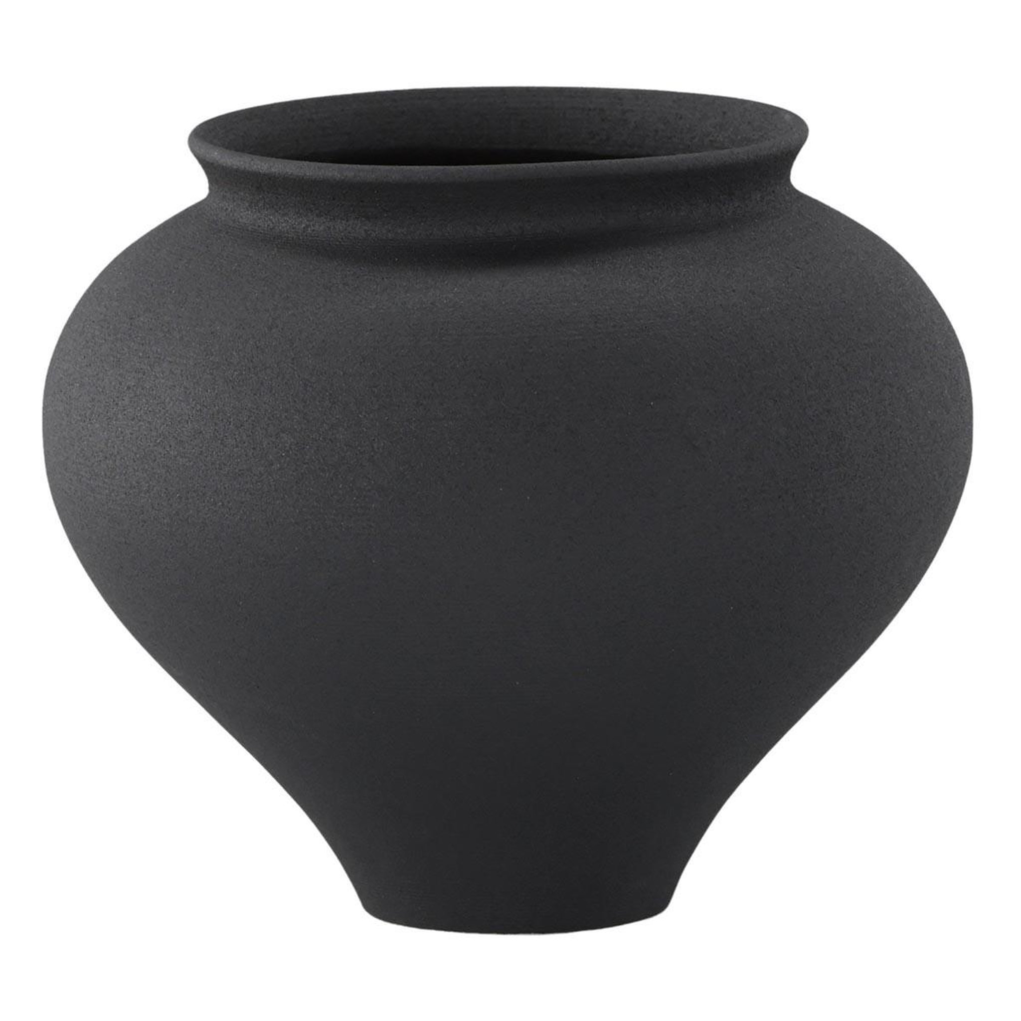 Paris Prix Vase design  rellis  18cm noir