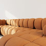 Voir la diapositive 6 : LISA DESIGN Ruby - canapé panoramique modulable d'angle gauche 7 places en velours texturé