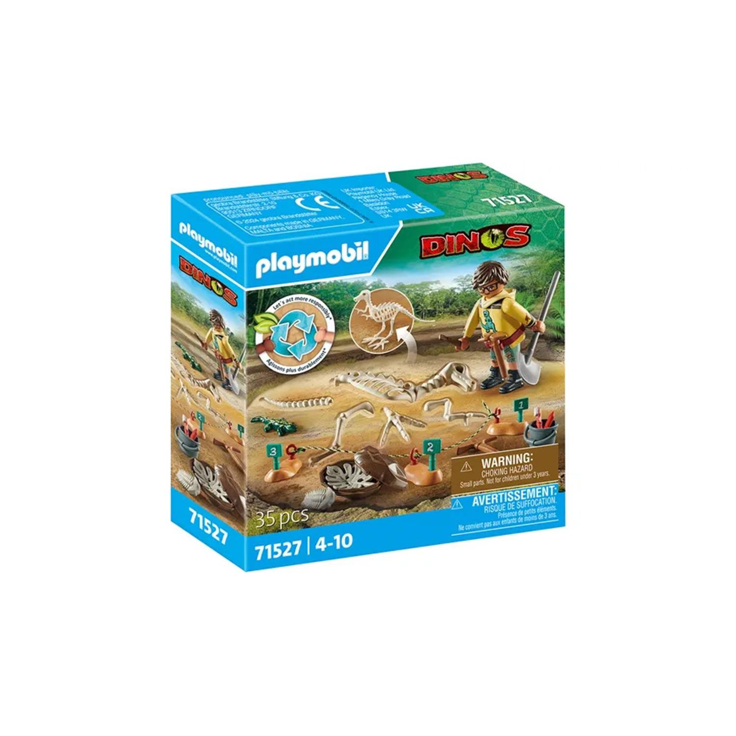 Pirates Site archéologique avec squelette de dinosaure