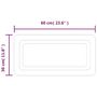 Voir la diapositive 6 : VIDAXL Miroir de salle de bain a LED 60x30 cm