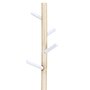 Voir la diapositive 2 : The Home Deco Factory Portemanteau Fiona - H. 130 cm - Blanc