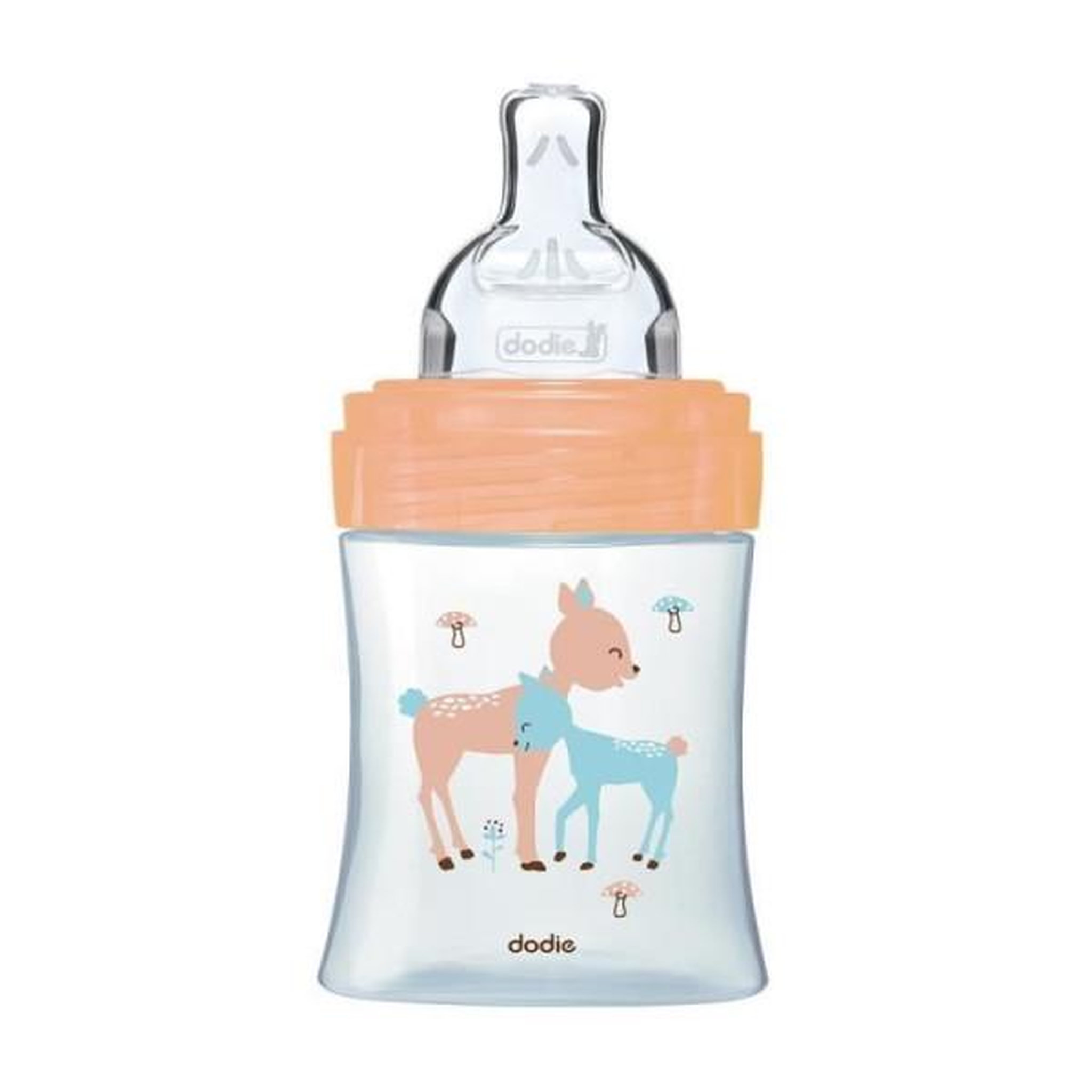 Voir la diapositive 2 : DODIE Coffret Biberon Verre Biche - Dodie - Triangle, Tétine Plate, Anti-Colique - 150ml et 270ml