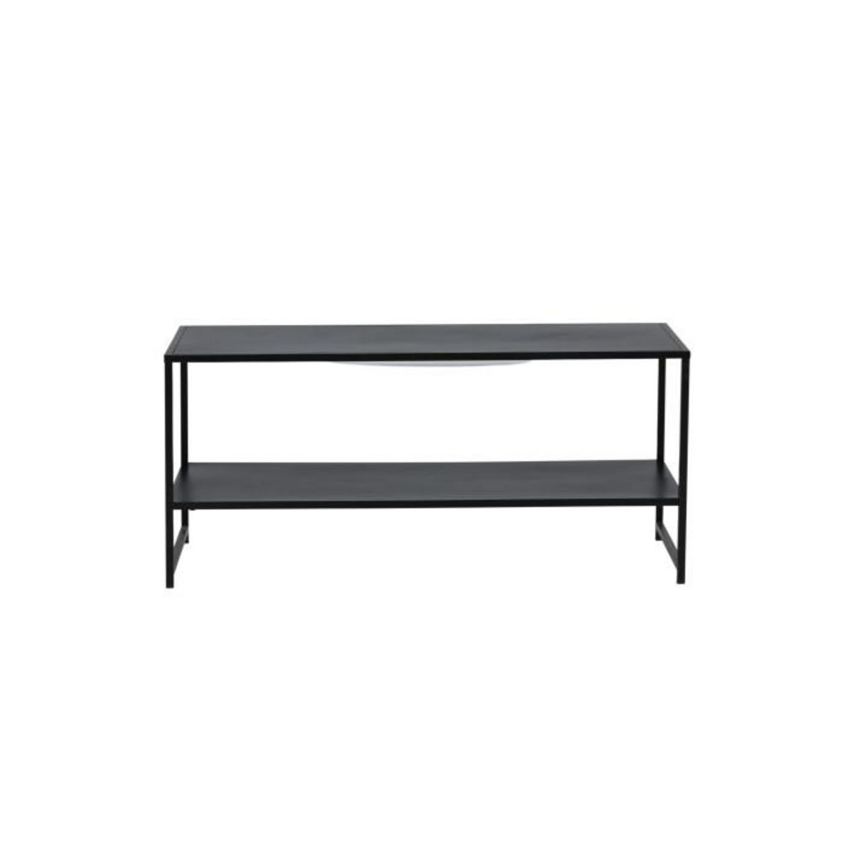 Paris Prix Table Basse Avec Étagère  Staal  102cm Noir