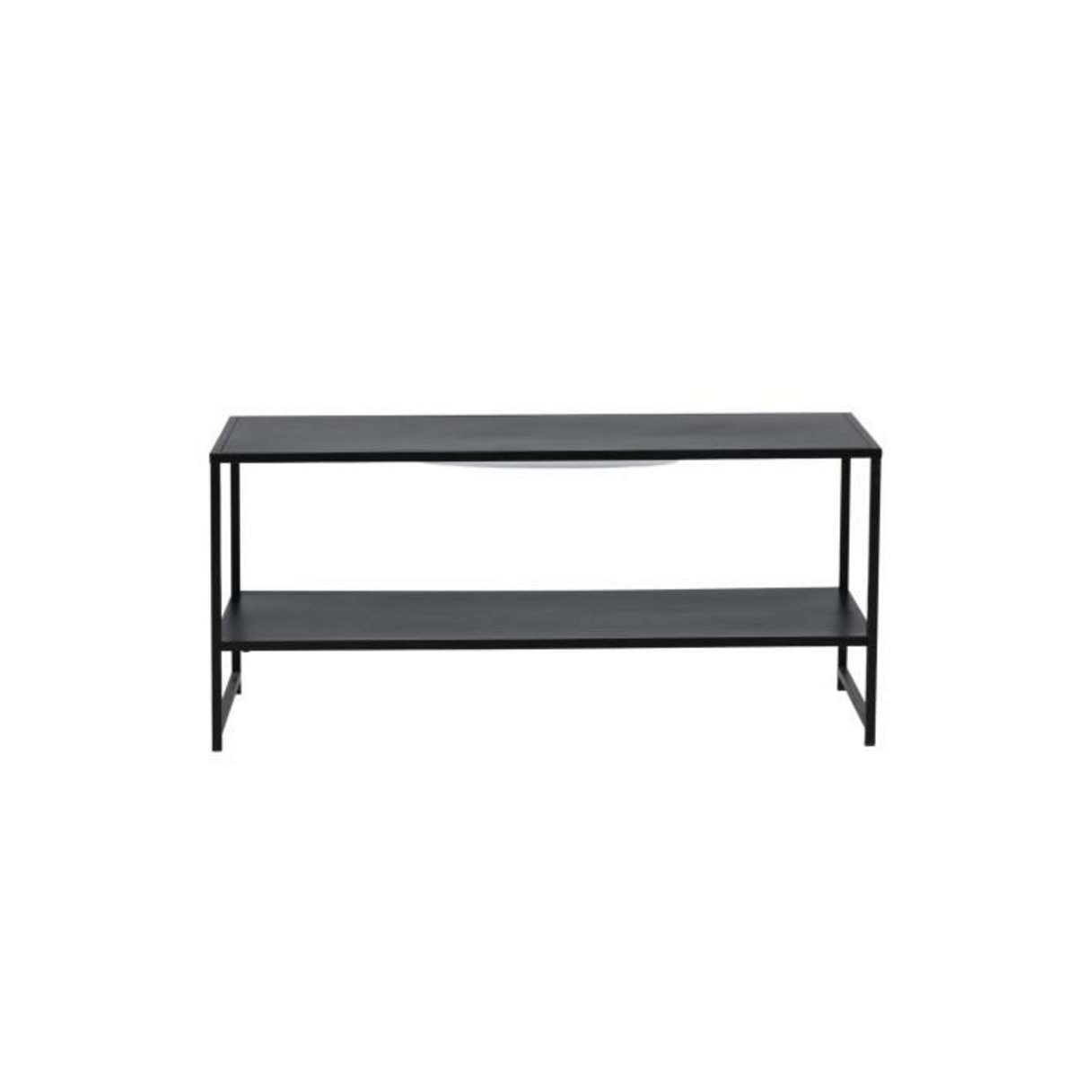 Paris Prix Table Basse Avec Étagère  Staal  102cm Noir