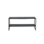 Voir la diapositive 5 : Paris Prix Table Basse Avec Étagère  Staal  102cm Noir