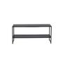 Voir la diapositive 5 : Paris Prix Table Basse Avec Étagère  Staal  102cm Noir