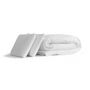 Voir la diapositive 5 : SEPTNUITS Pack matelas + sommier gris 140x190 Memo Zen Mousse à mémoire de forme 5 zones de confort MAXI épaisseur + Couette + 2 oreillers