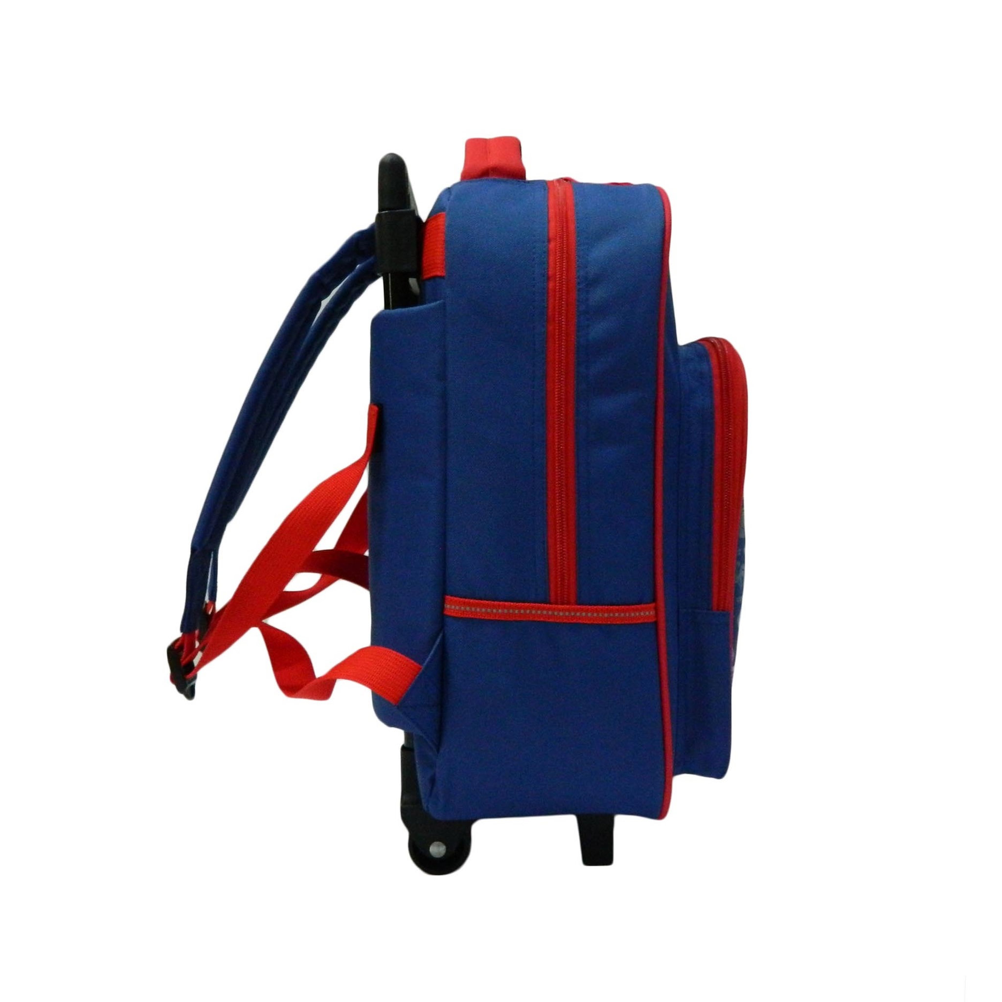 Voir la diapositive 2 : Sac à dos à roulettes bleu FEDERATION FRANCAISE DE FOOTBALL