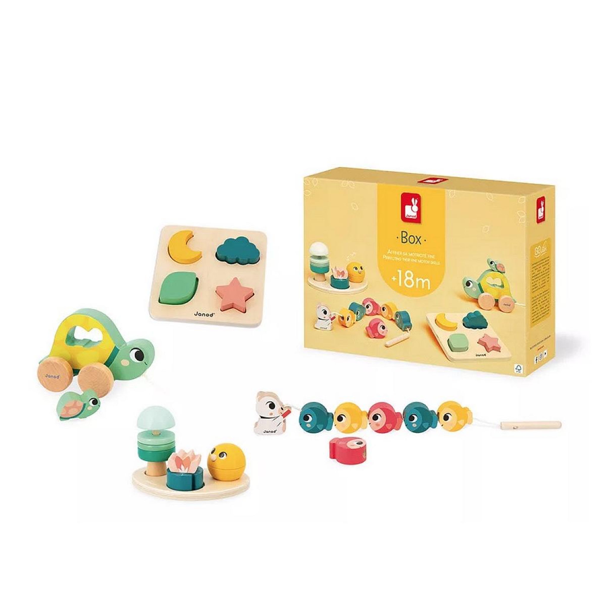 Juratoys-Janod Coffret d'activités Box 18 mois