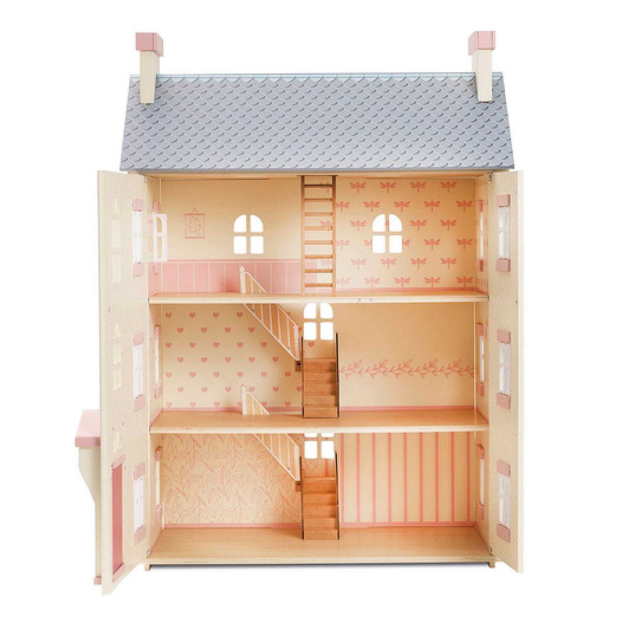 Voir la diapositive 3 : Le Toy Van Maison de poupée - cerisier