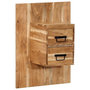 Voir la diapositive 1 : VIDAXL Table de chevet 60x32x80 cm bois d'acacia solide
