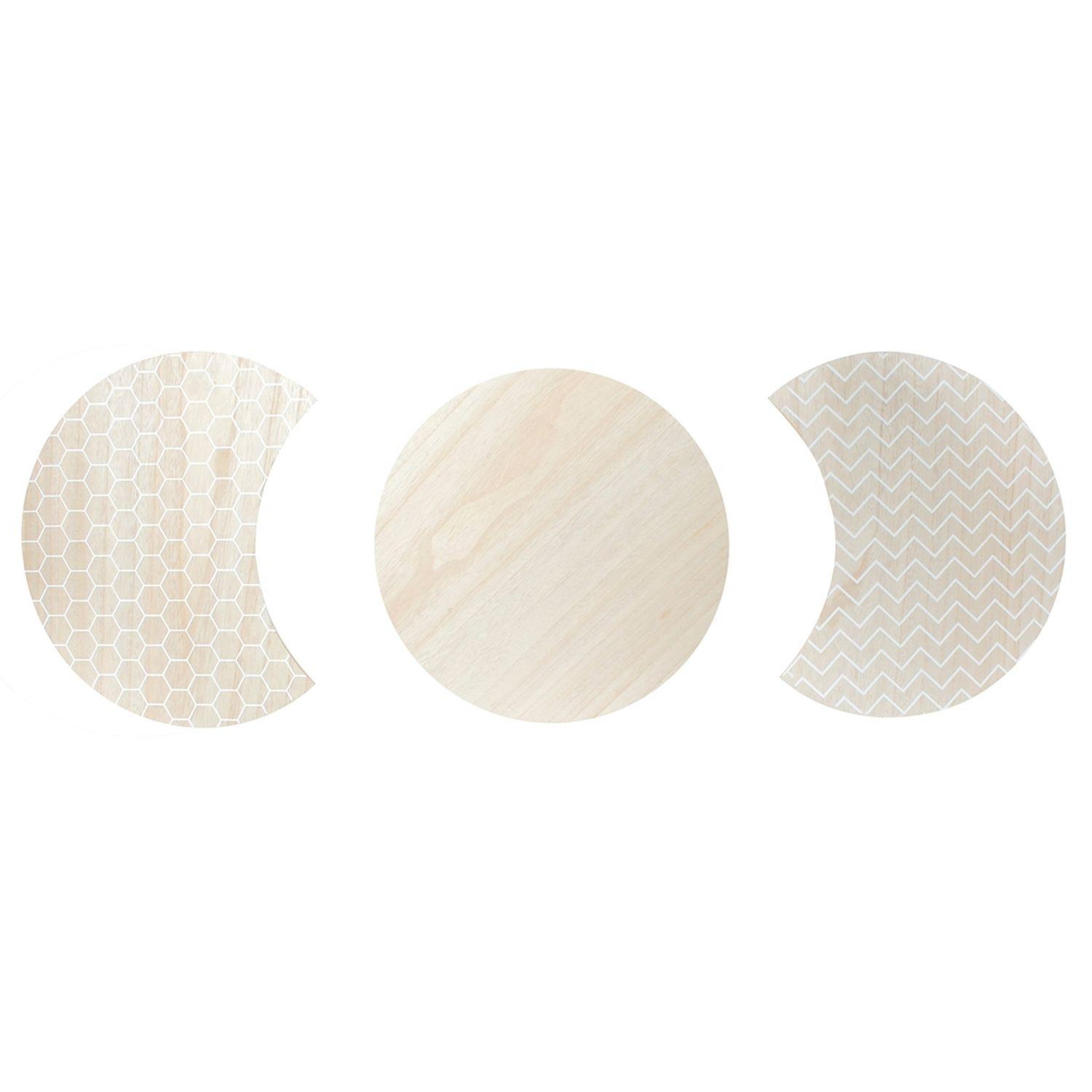 Voir la diapositive 4 : The Home Deco Factory 3 tables scandinaves - diam. 45 cm
