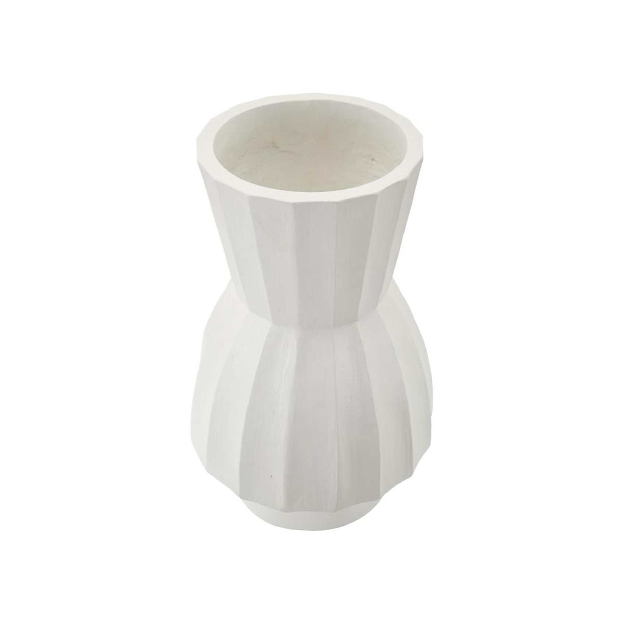 Voir la diapositive 2 : Paris Prix Vase design  glint  41cm blanc