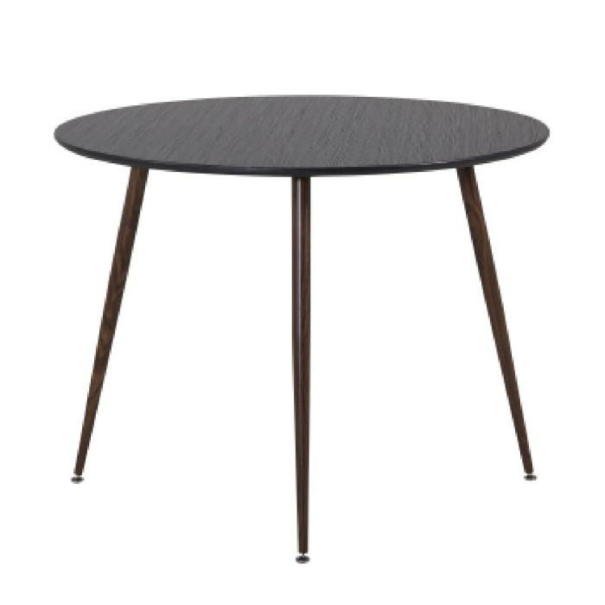 Paris Prix Table à Manger Ronde  Plaza  100cm Noir