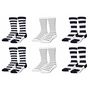 Voir la diapositive 1 : SERGE BLANCO Lot de 6 paires de chaussettes de ville Serge Blanco Marin