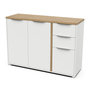 Voir la diapositive 2 : Buffet 3 portes 2 tiroirs L121 cm ILYES