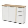 Voir la diapositive 2 : Buffet 3 portes 2 tiroirs L121 cm ILYES