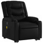 Voir la diapositive 4 : VIDAXL Fauteuil inclinable de massage Noir Similicuir