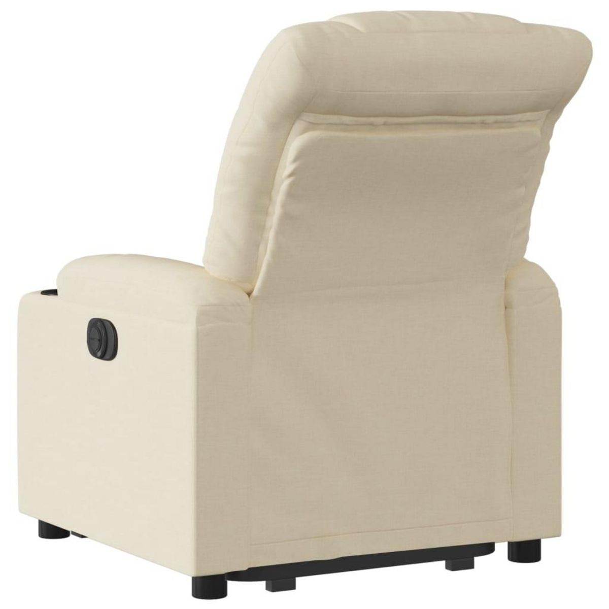 VIDAXL Fauteuil inclinable Creme Tissu