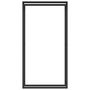 Voir la diapositive 3 : VIDAXL Portant de bois de chauffage Noir mat 80x28x154 cm Acier