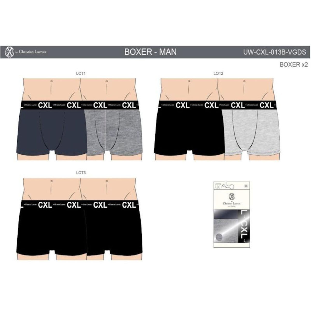 Christian Lacroix Boxer CXL By LACROIX X6