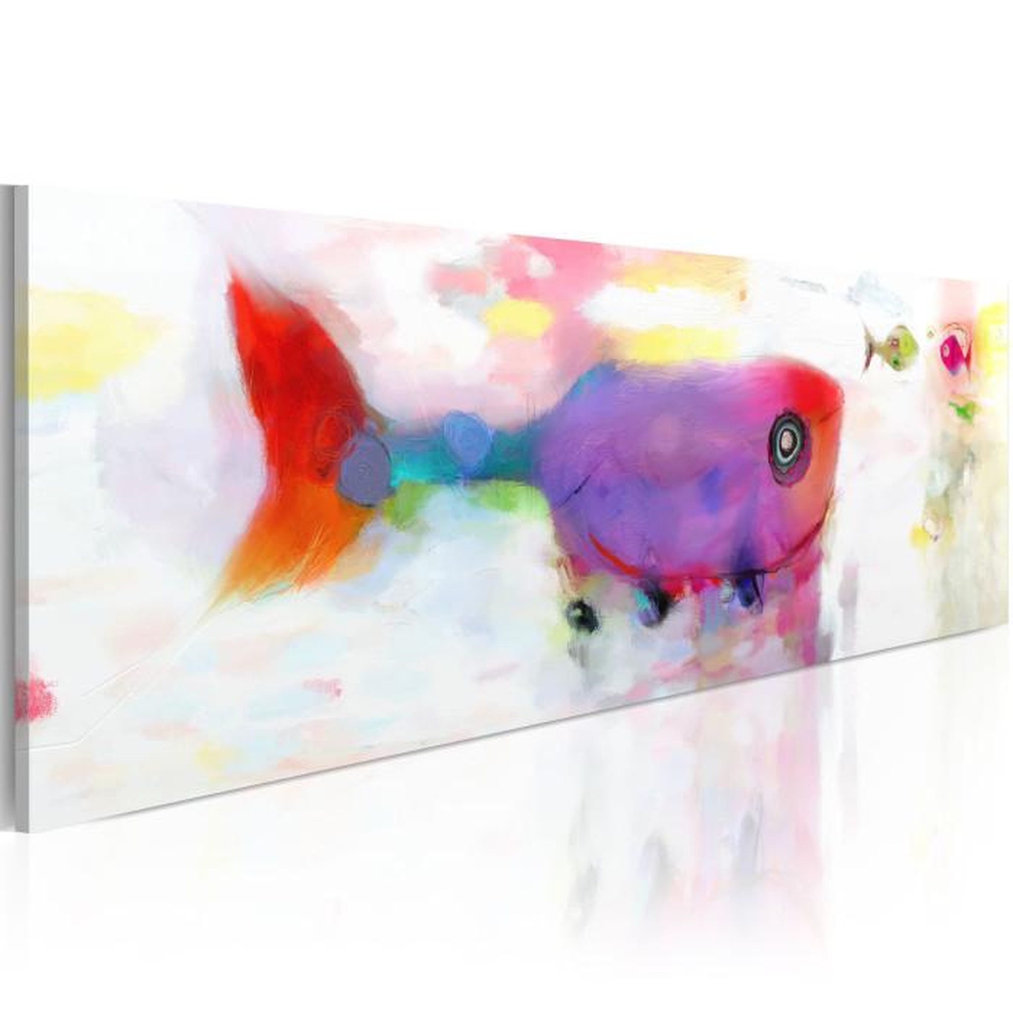 Paris Prix Tableau Imprimé  Poissons dans la Mer Profonde. Coloris disponibles : Multicolore