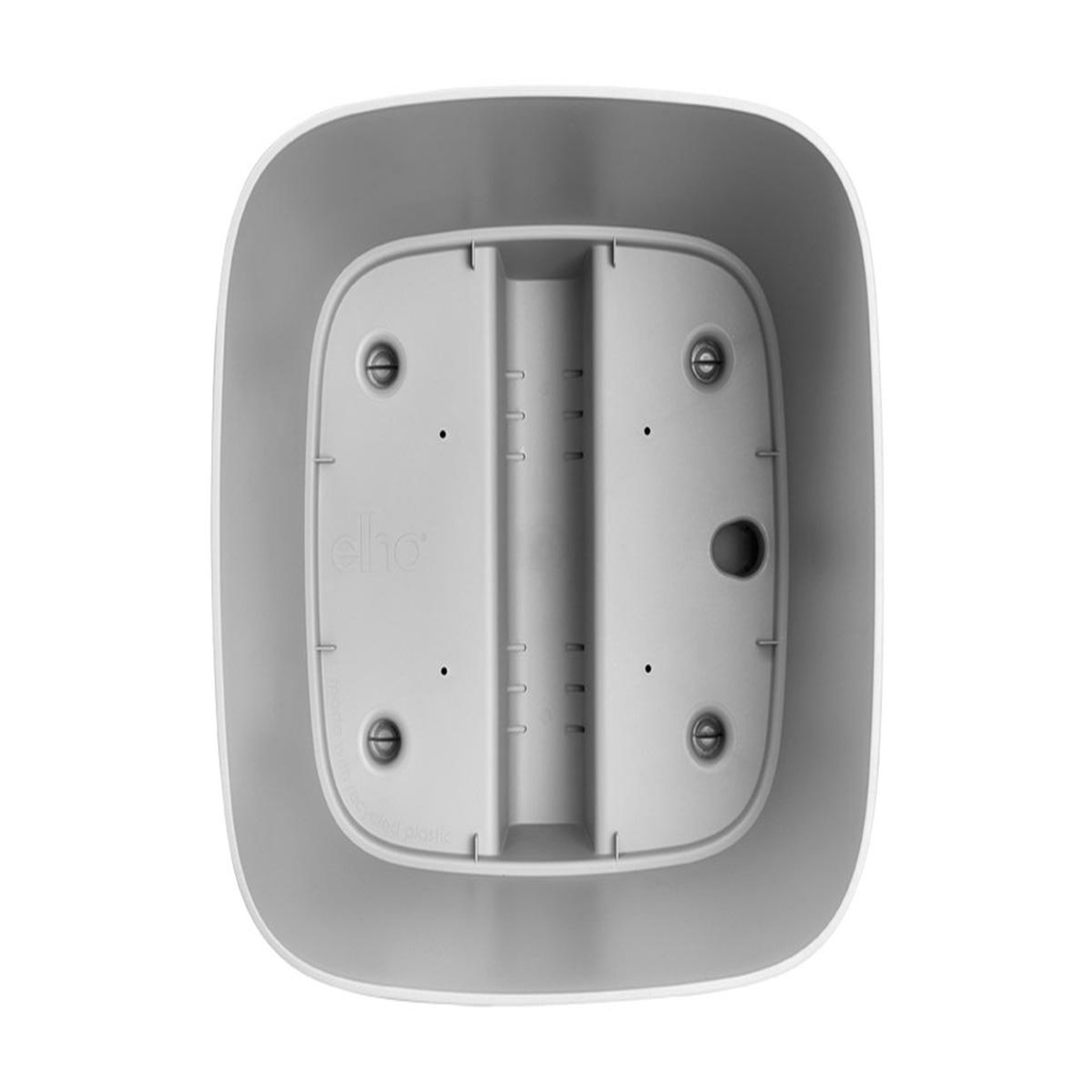 Voir la diapositive 4 : ELHO Pot de fleurs carré extérieur/intérieur 30 x 30 cm Elho Aqua Care Greensense gris ciment