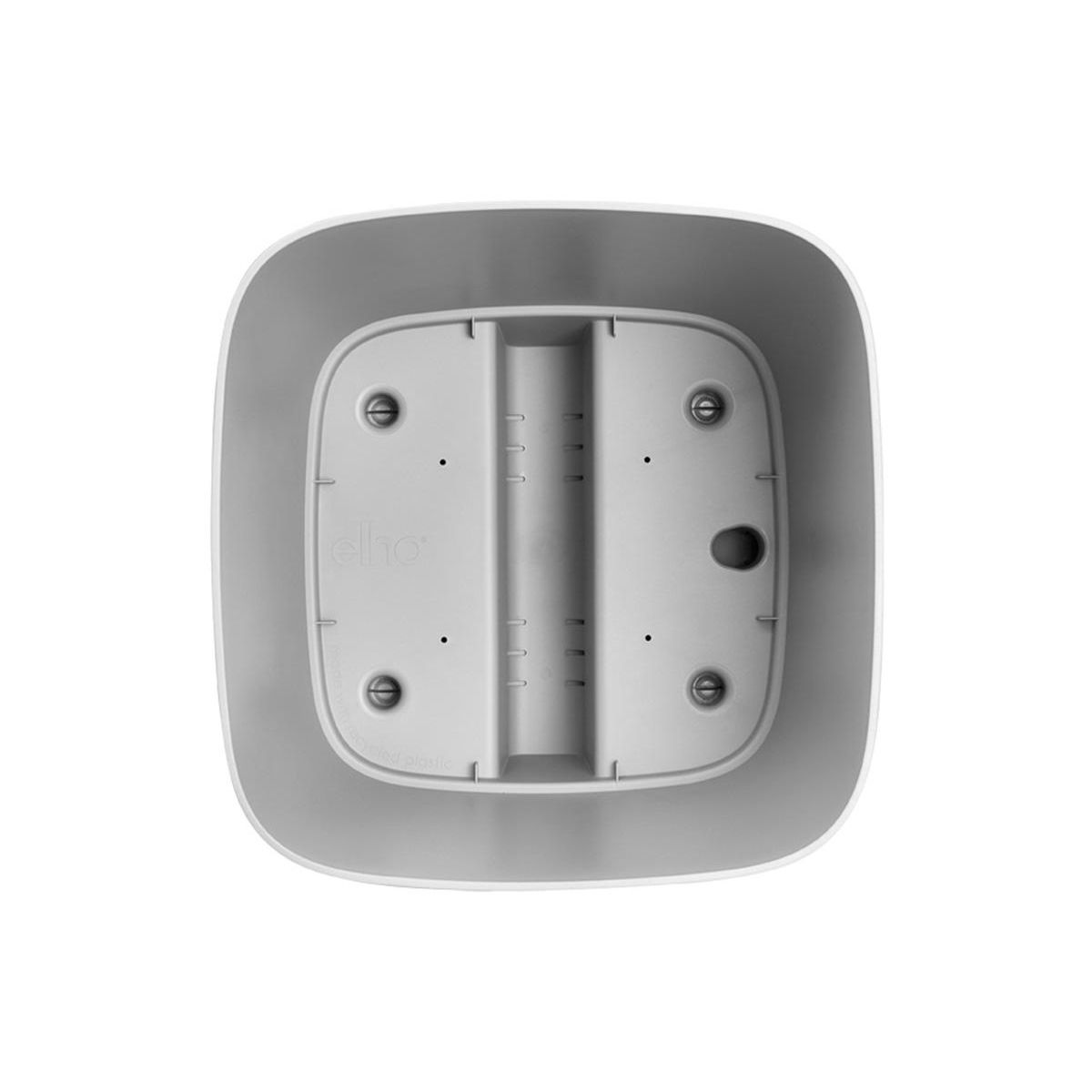 ELHO Pot de fleurs carré extérieur/intérieur 30 x 30 cm Elho Aqua Care Greensense gris ciment