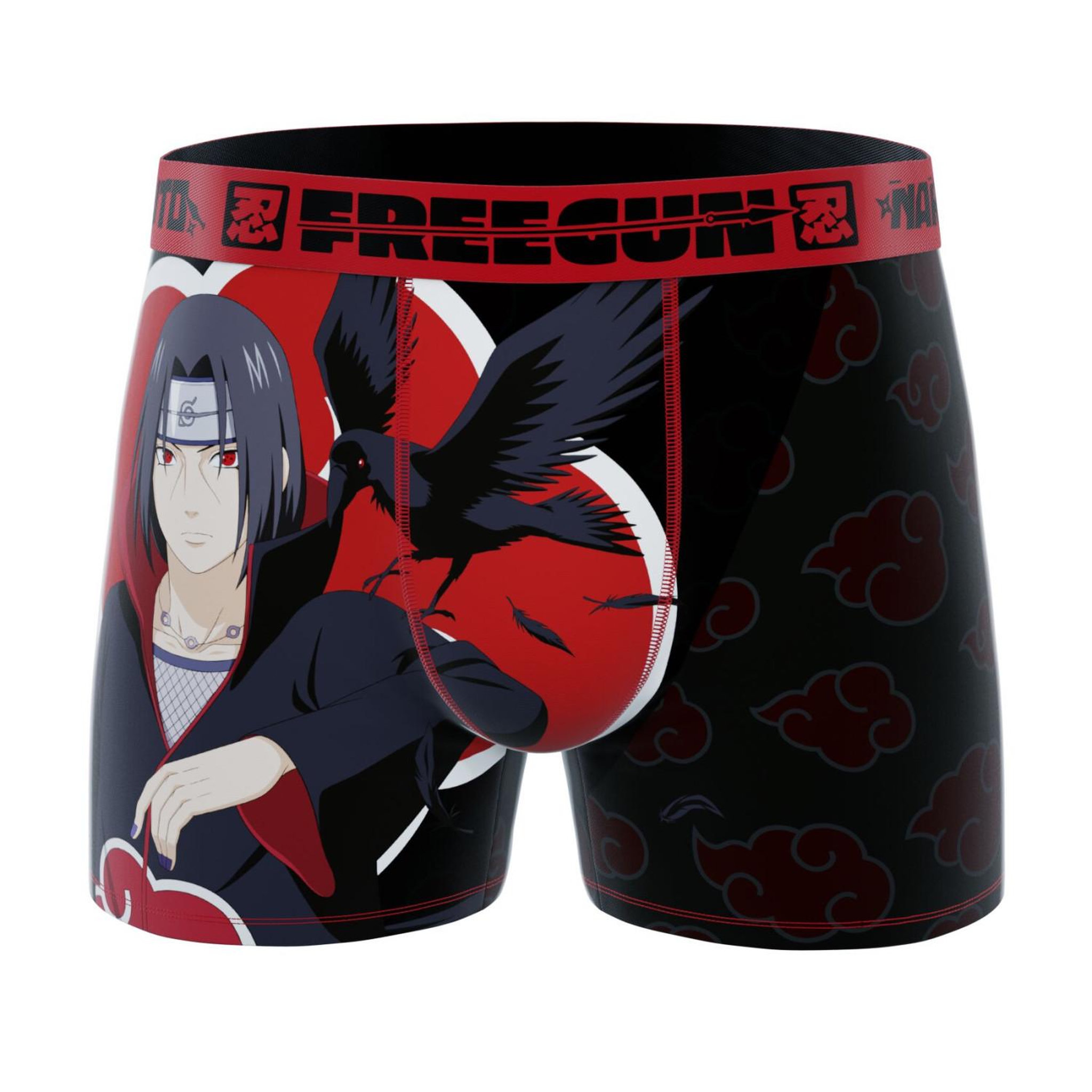 Voir la diapositive 4 : FREEGUN Lot de 3 boxers junior Naruto Shippuden