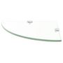 Voir la diapositive 3 : VIDAXL Etageres d'angle 2 pcs et supports Verre Transparent 35x35 cm