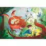 CLEMENTONI Puzzle 180 pièces Supercolor : Château et dragon