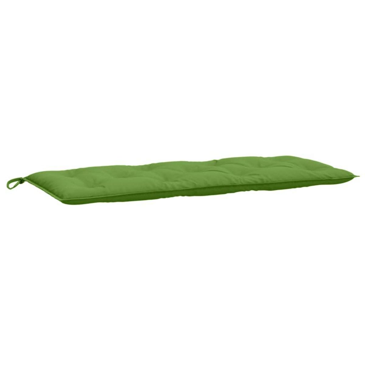 VIDAXL Coussin de banc de jardin vert melange 120x50x7 cm tissu