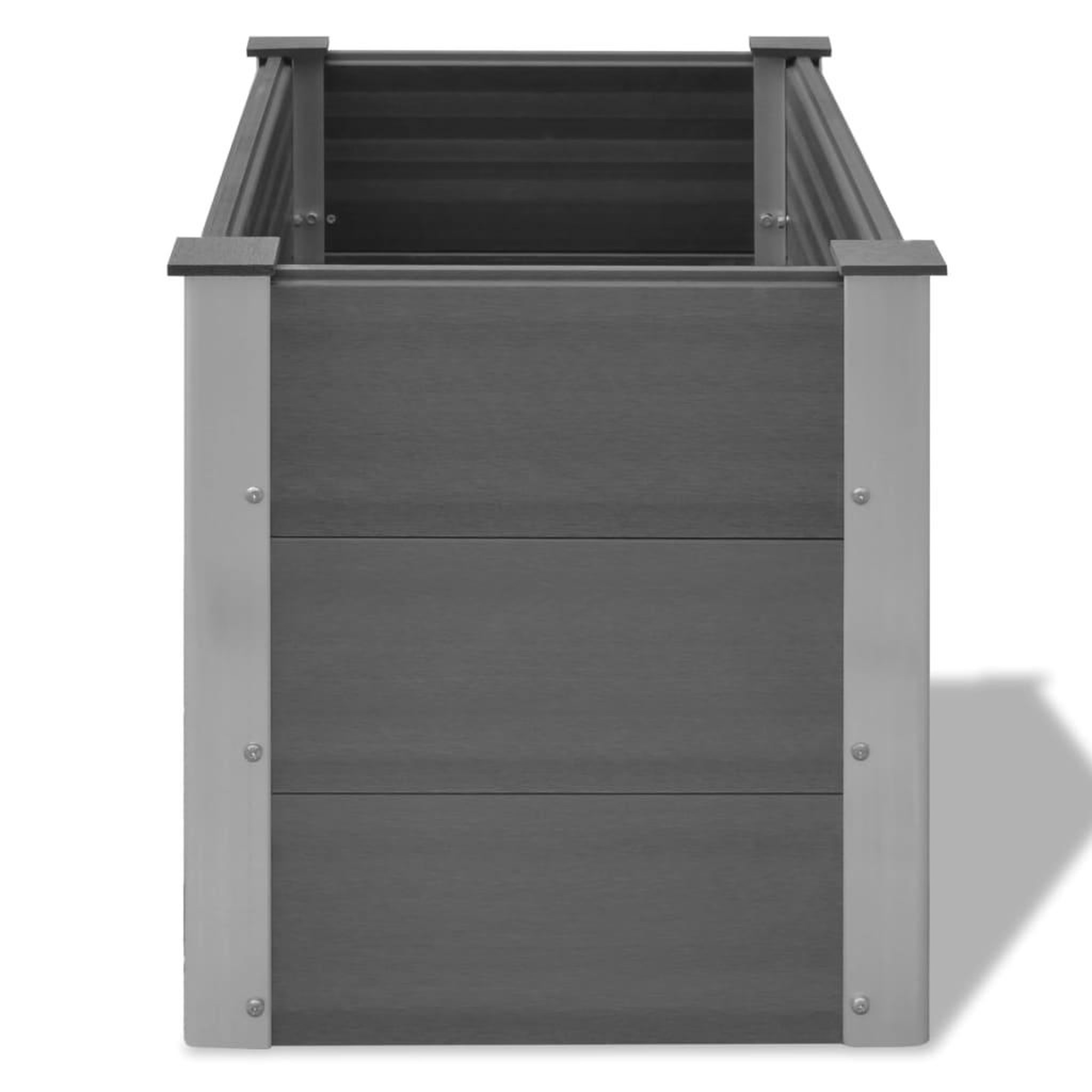 Voir la diapositive 5 : VIDAXL Lit sureleve de jardin WPC 100 x 50 x 54 cm Gris